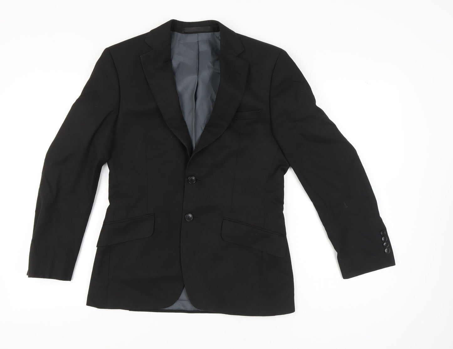 Marks and Spencer Men's Black 36R Blazer Jacket Formal Classic
