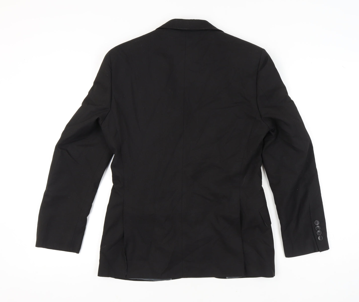 Marks and Spencer Men's Black 36R Blazer Jacket Formal Classic