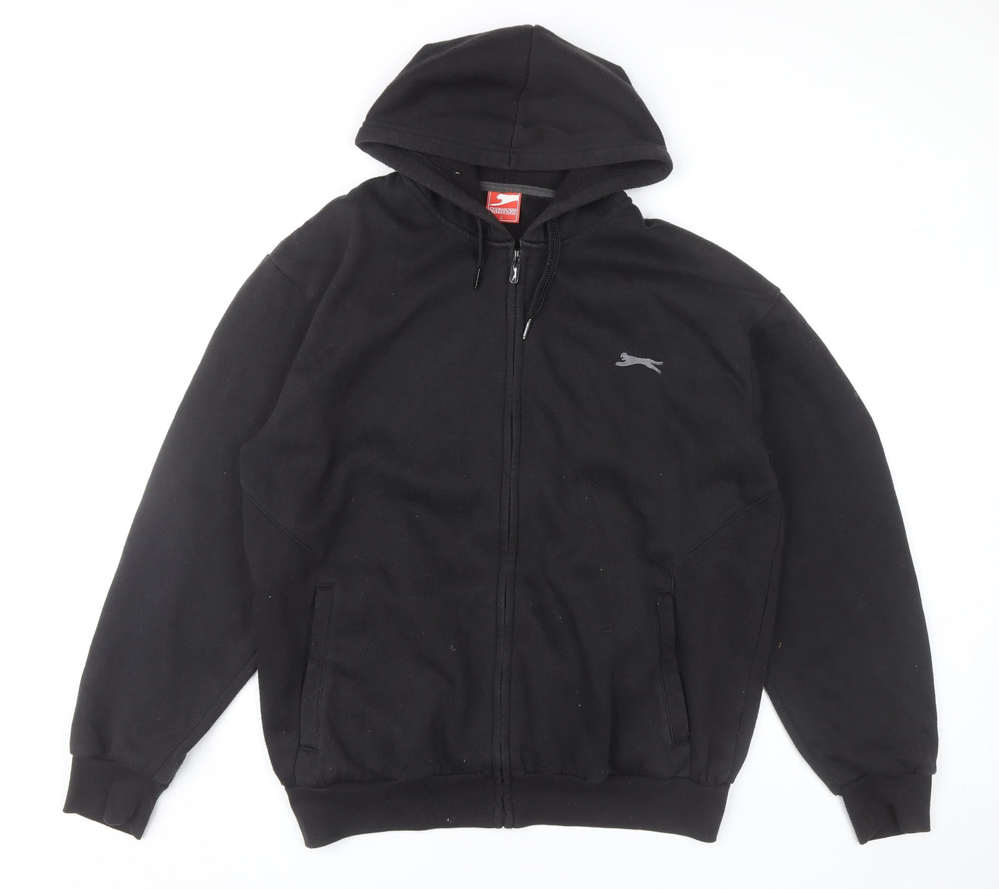 Slazenger Men's Black Full Zip Hoodie Size L Regular Fit