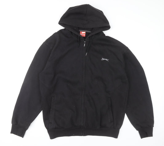 Slazenger Men's Black Full Zip Hoodie Size L Regular Fit