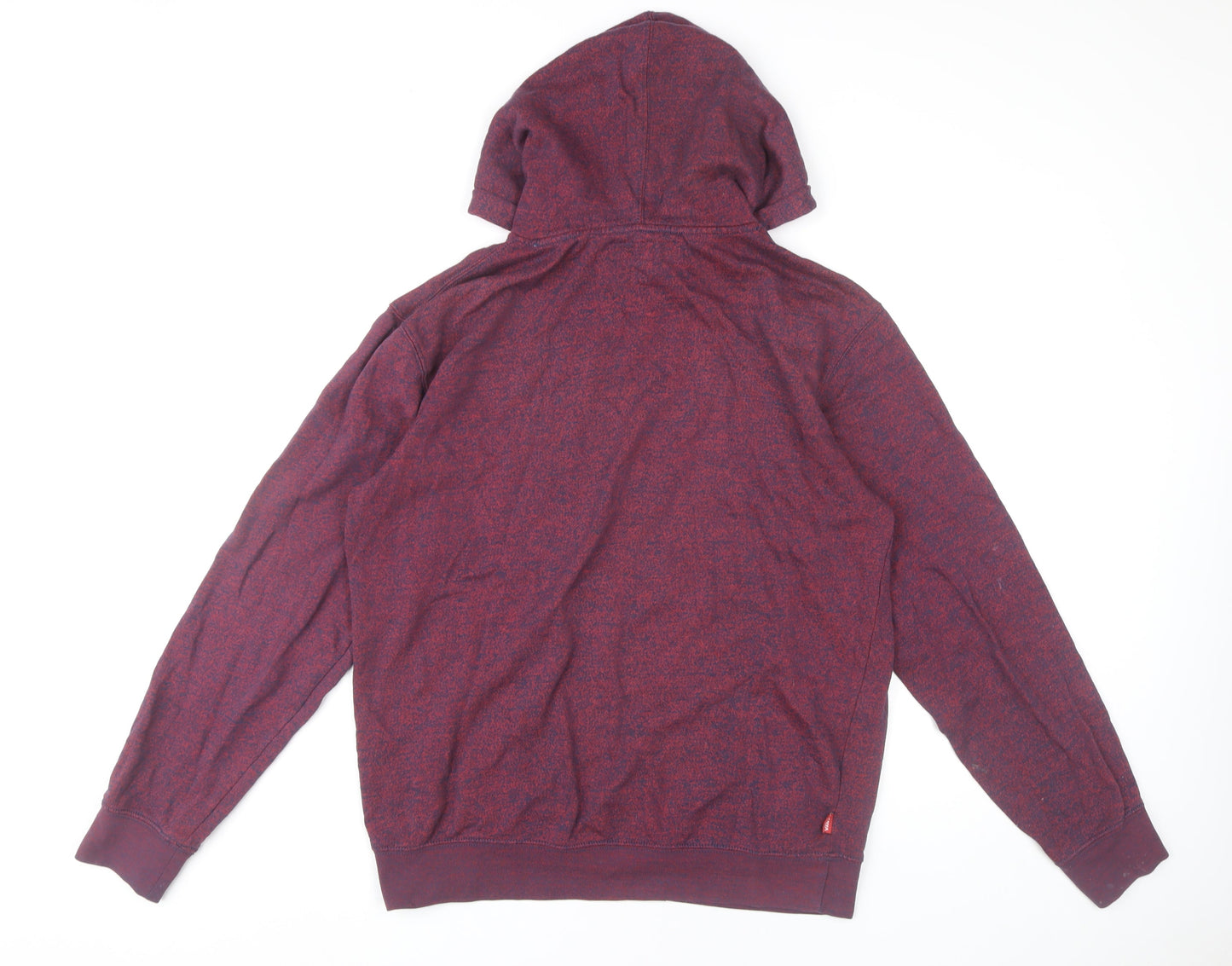 Vans Men’s Red Pullover Hoodie Size M Regular Fit Skateboarding