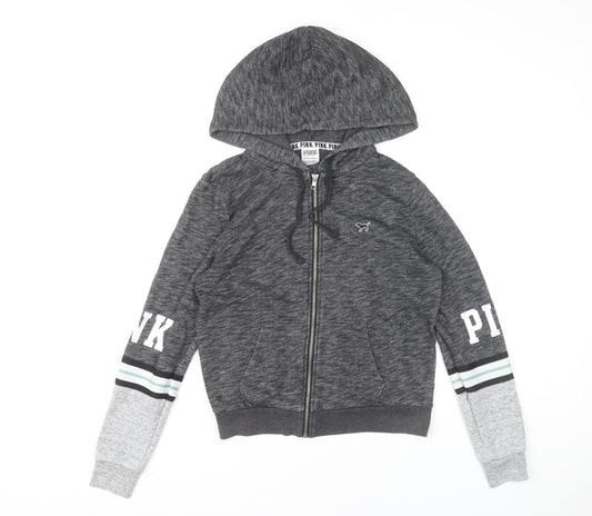 Victoria's Secret PINK Women’s Grey Full Zip Hoodie Size S
