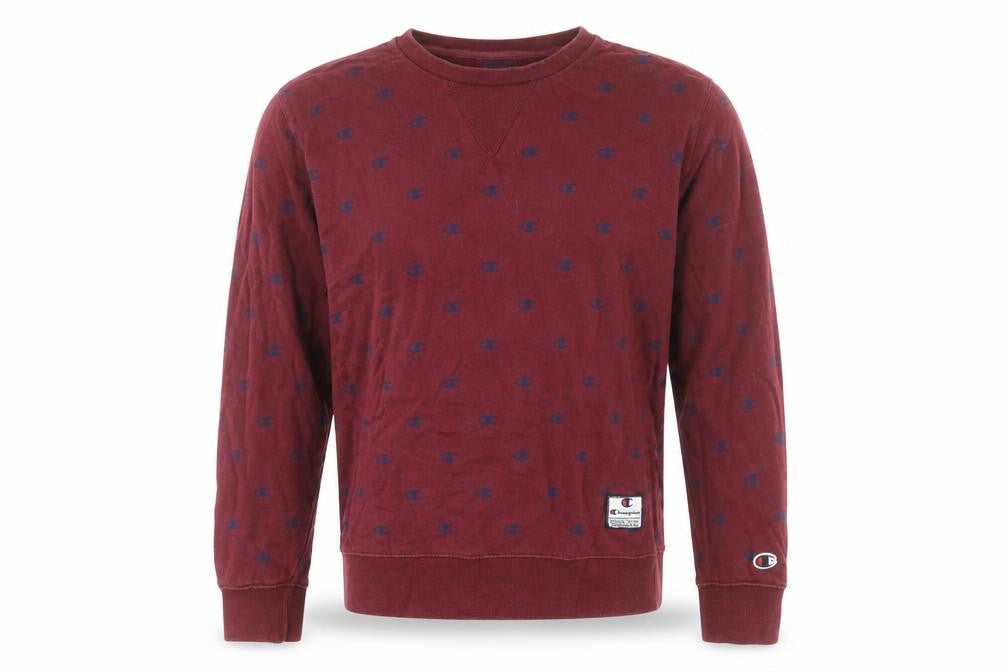 Mens UK XS Regular Champion Red Pullover Sweatshirt