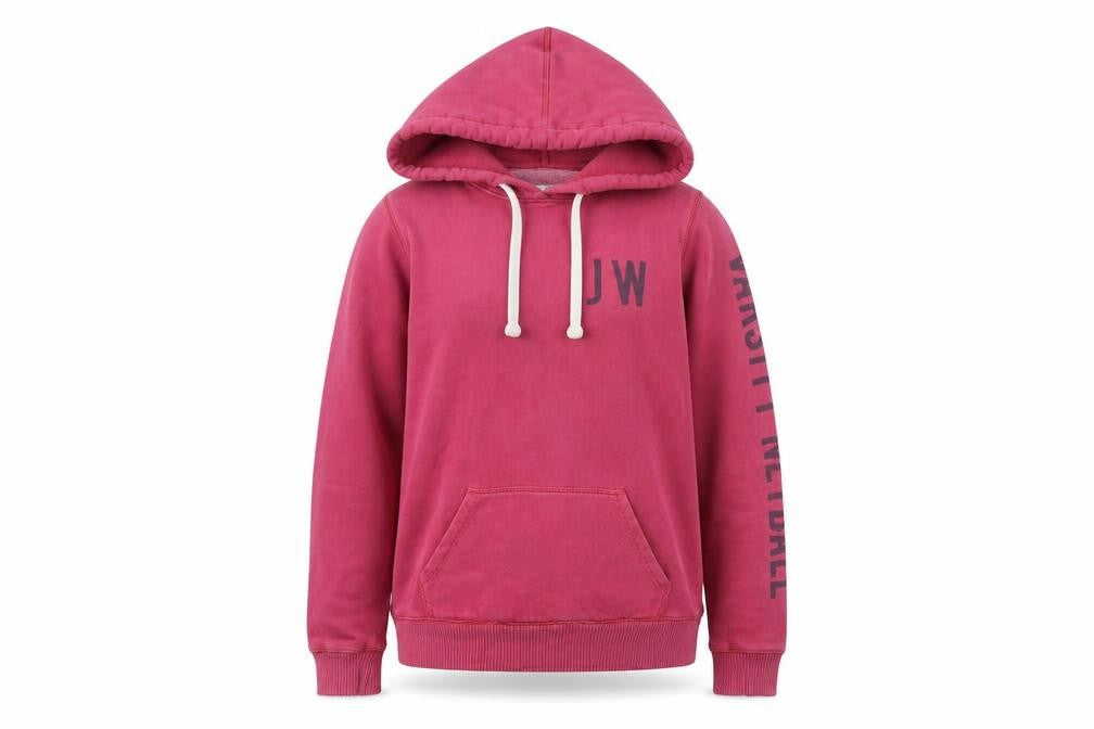 Womens UK 6 Regular Jack Wills Pink Pullover Hoodie
