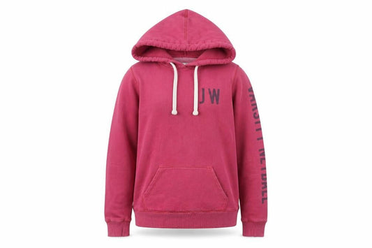 Womens UK 6 Regular Jack Wills Pink Pullover Hoodie