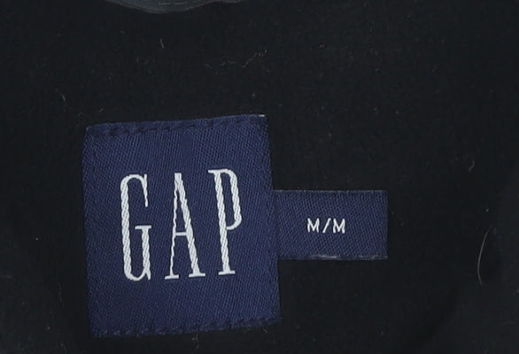 GAP Women’s Black Puffer Waistcoat M Quilted Sleeveless Casual