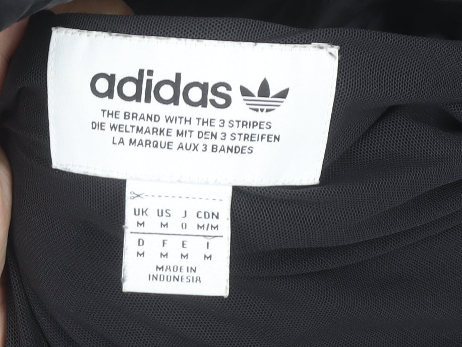 Adidas Mens Black M Puffer Jacket Winter Casual Coat