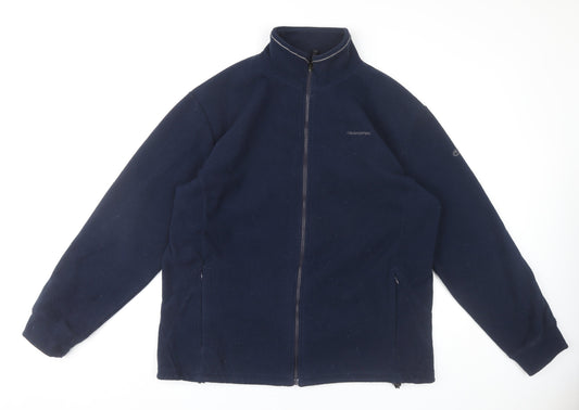Craghoppers Men’s Blue XL Fleece Full Zip Outdoor Jacket
