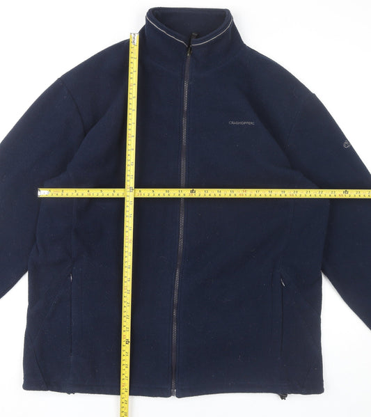 Craghoppers Men’s Blue XL Fleece Full Zip Outdoor Jacket