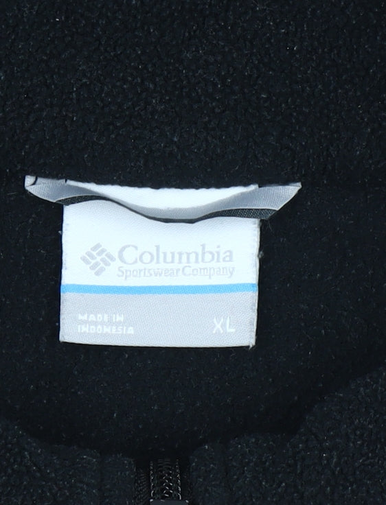 Columbia Men’s Black XL Fleece Bodywarmer Waistcoat Outdoor Hiking