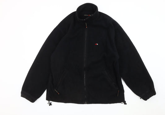 Trespass Men’s Black Fleece Jacket Size M Full Zip Outdoor Casual