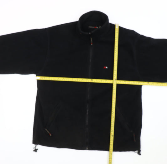 Trespass Men’s Black Fleece Jacket Size M Full Zip Outdoor Casual