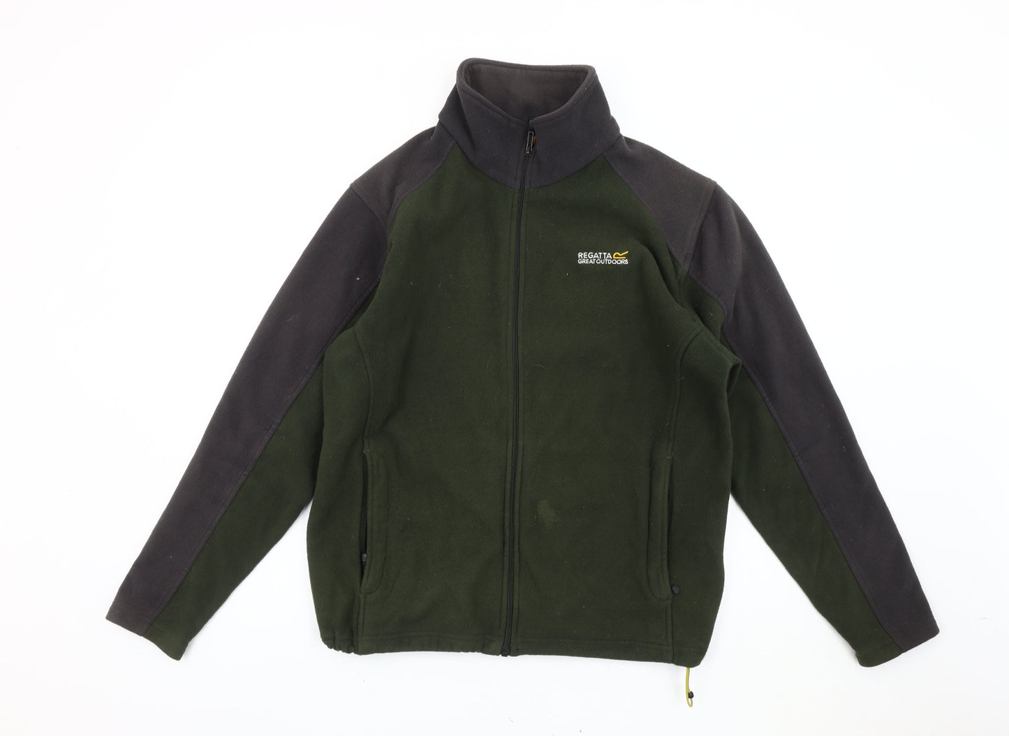 Regatta Men’s Green Fleece Jacket M Outdoor Hiking Full Zip