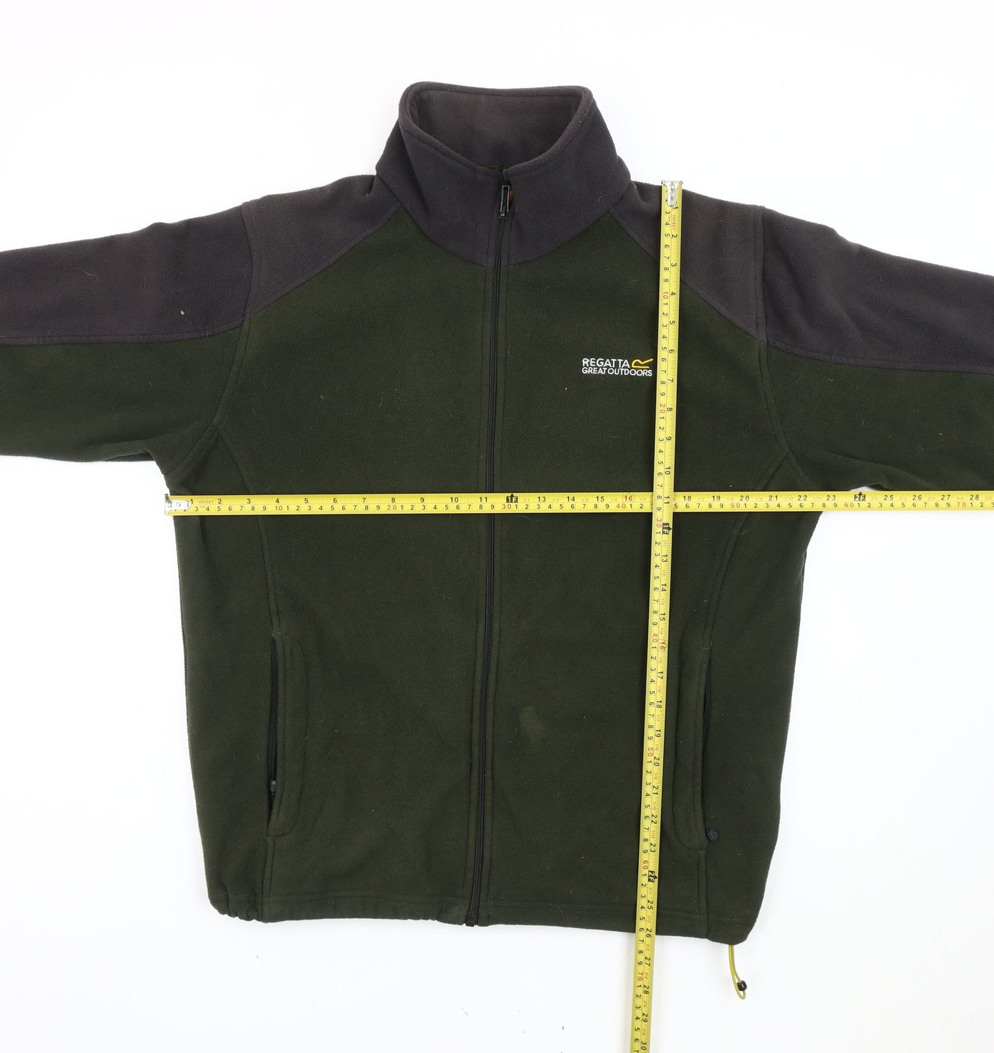 Regatta Men’s Green Fleece Jacket M Outdoor Hiking Full Zip