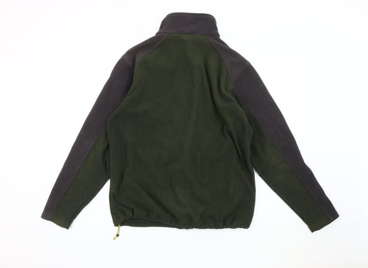 Regatta Men’s Green Fleece Jacket M Outdoor Hiking Full Zip