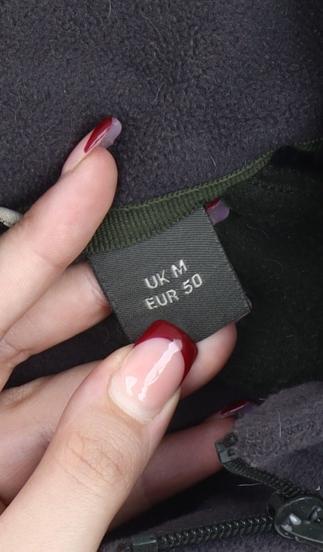 Regatta Men’s Green Fleece Jacket M Outdoor Hiking Full Zip