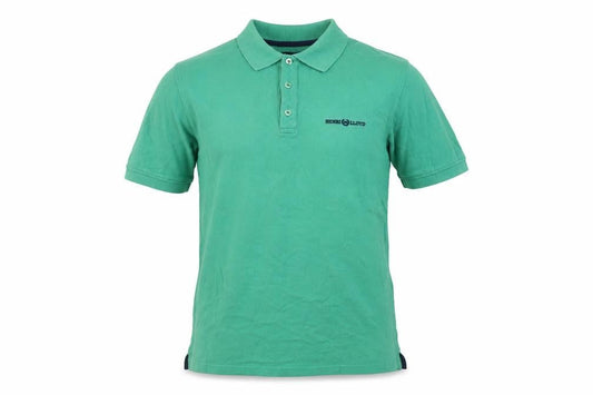 Henri Lloyd Men's Green Polo Shirt M Short Sleeve Cotton