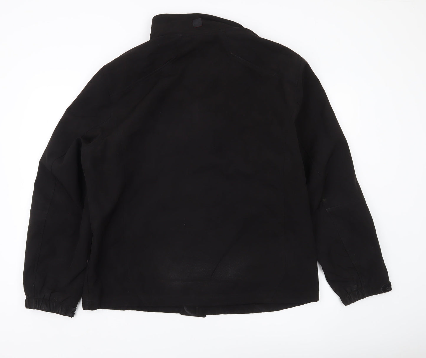 Calvin Klein Men's Black L Soft Shell Mid-Length Jacket