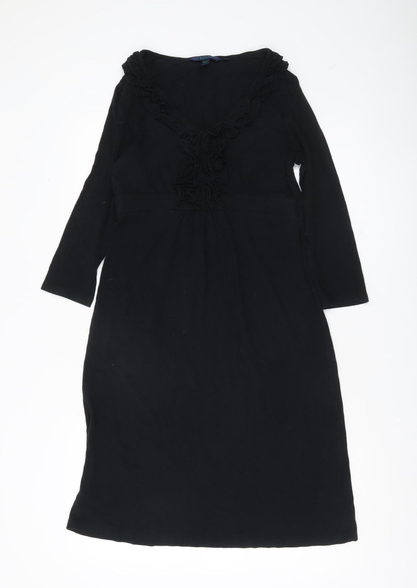 Boden Women’s Black Size 12 Sheath Knee Length Dress