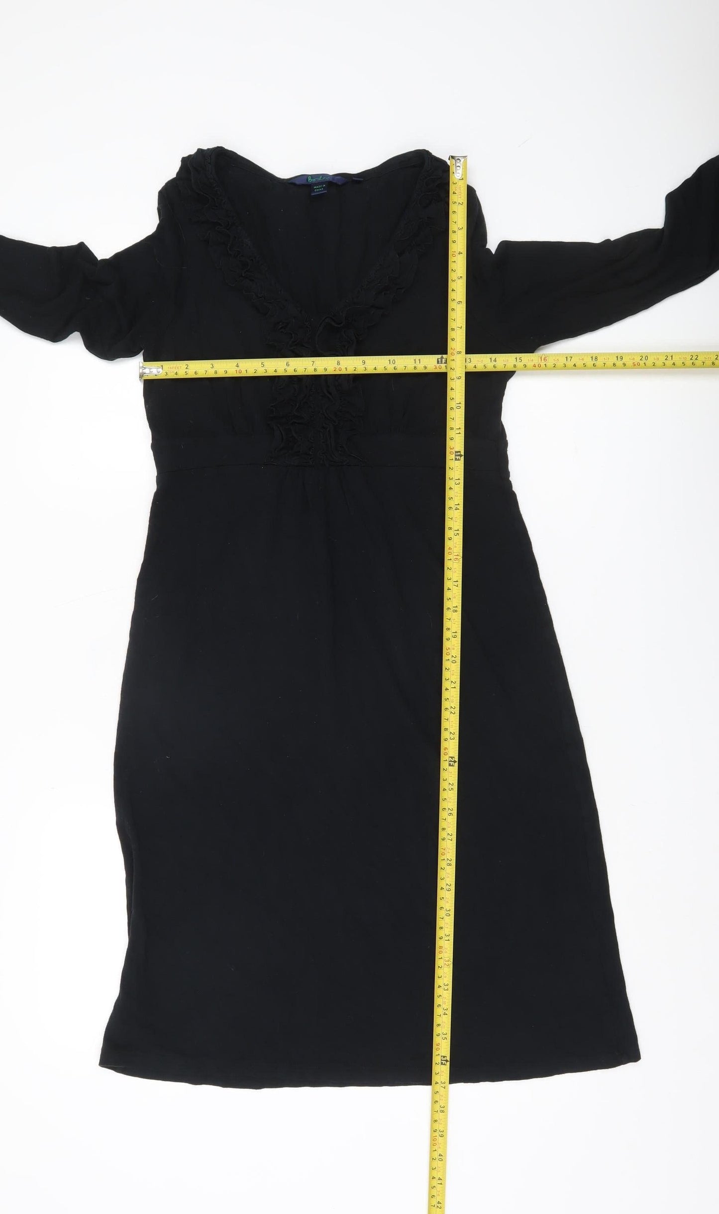 Boden Women’s Black Size 12 Sheath Knee Length Dress