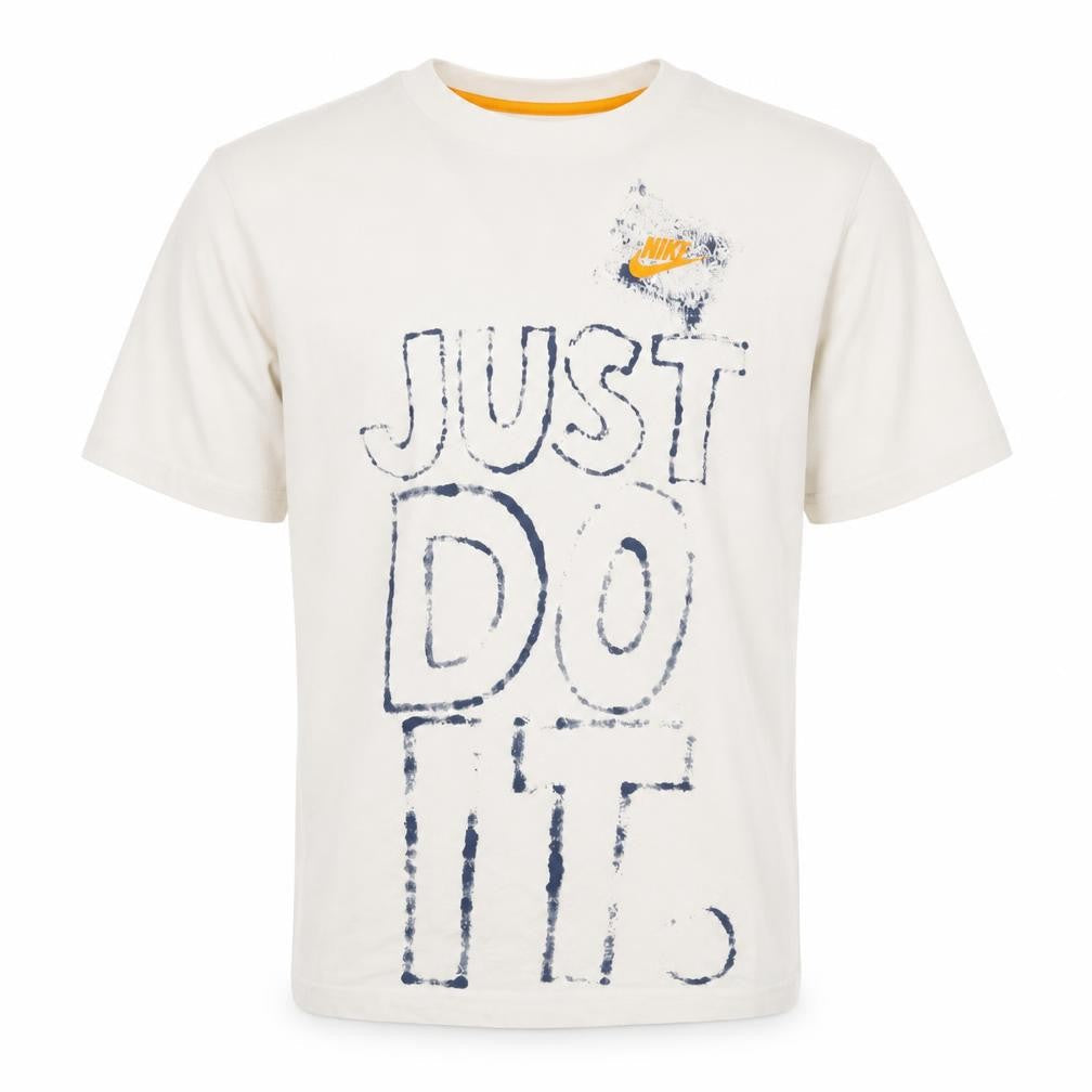 Mens UK Size S Nike White  Cotton T-Shirt