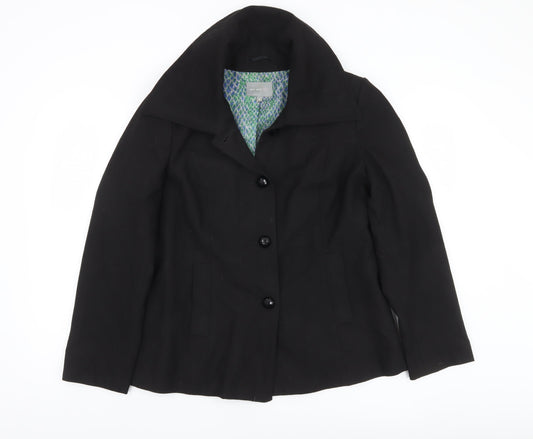 Marks and Spencer Per Una Womens Black Blazer Jacket Size 14