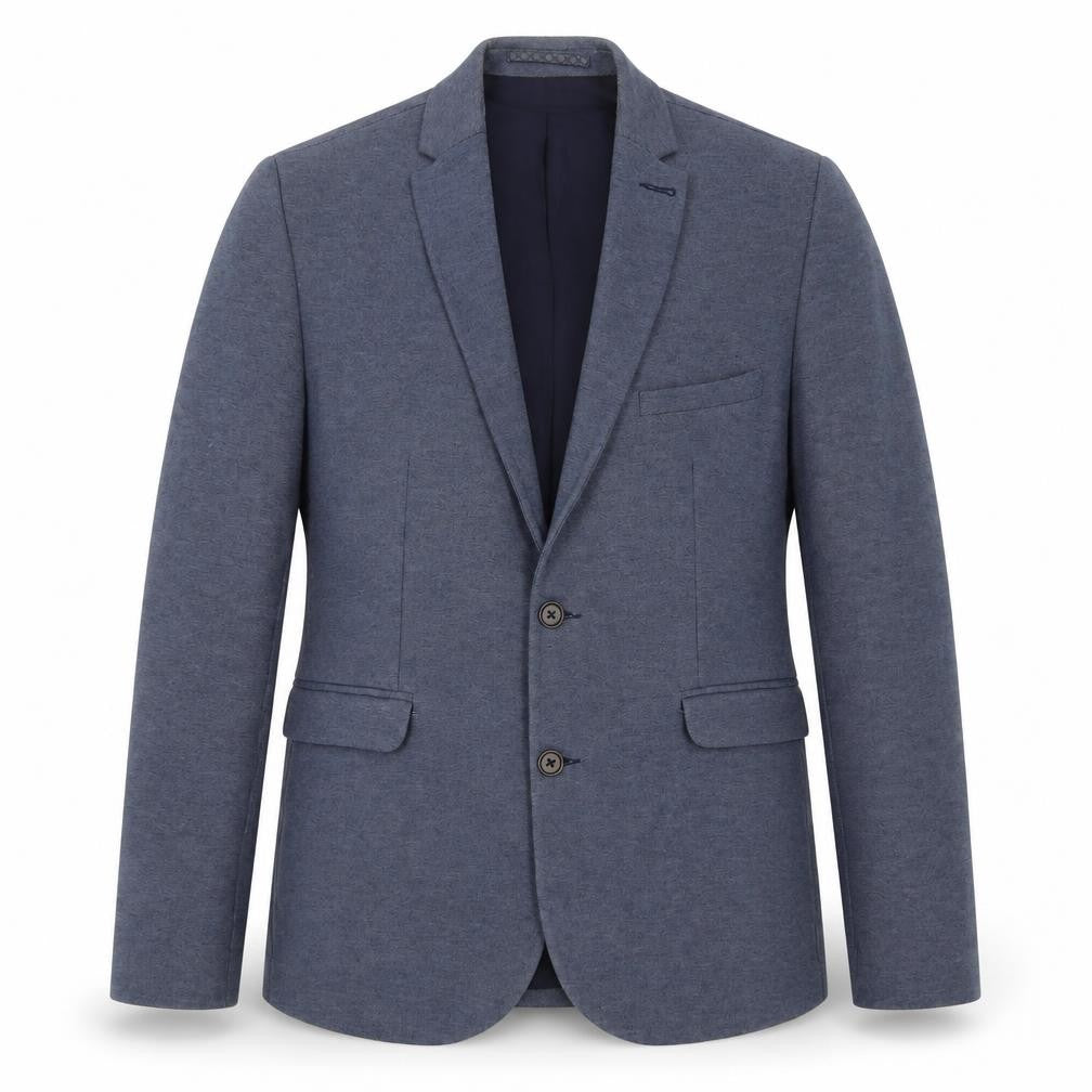 Burton Menswear Men’s Blue Blazer Jacket L 41-44” Chest Notch Lapel