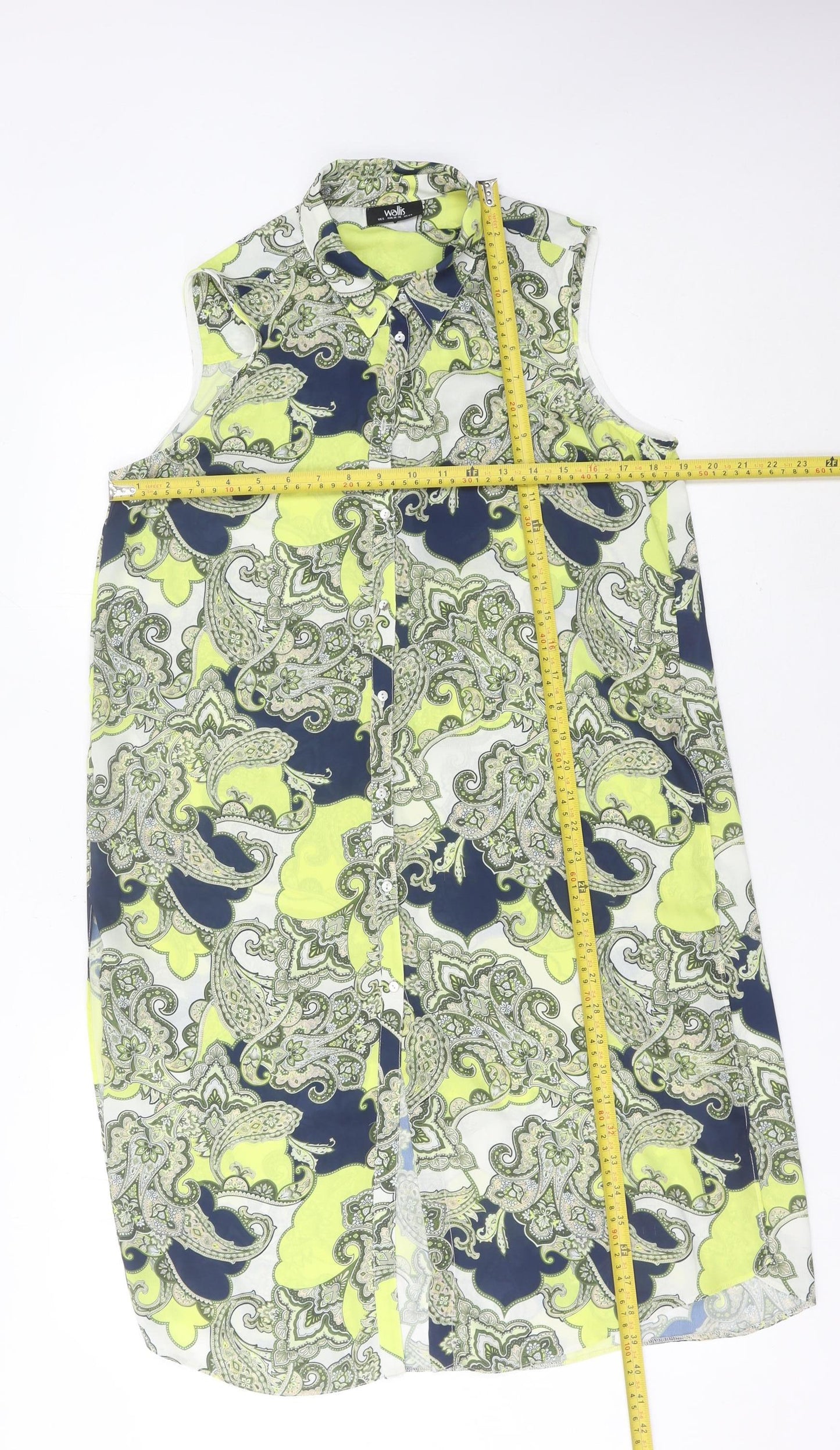 Wallis Women’s Multicoloured Paisley Shirt Dress Size S