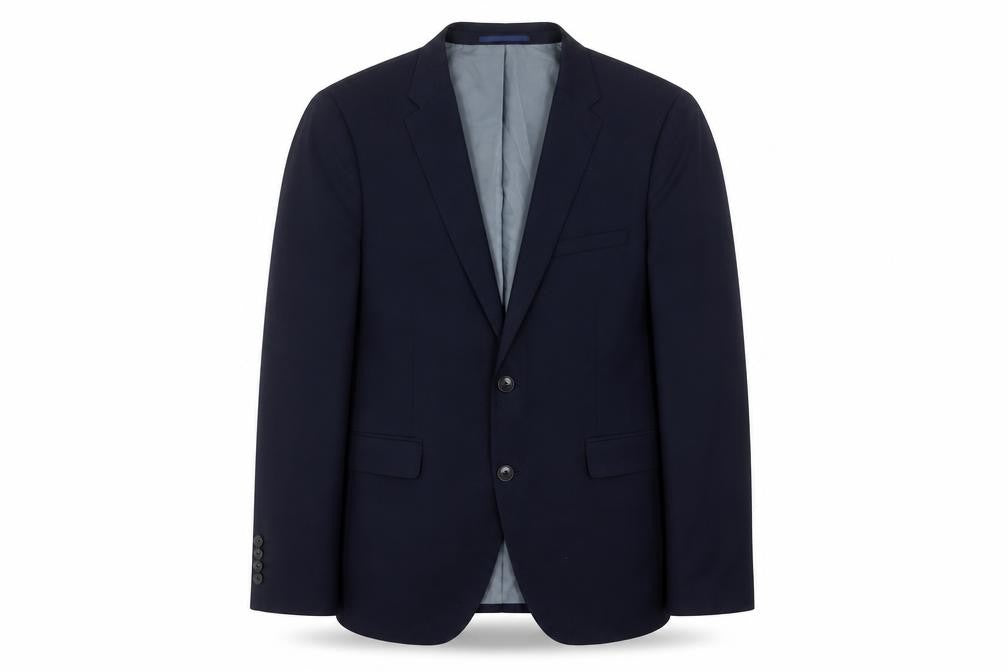Burton Menswear Men Blue 42R Skinny Fit Blazer Jacket