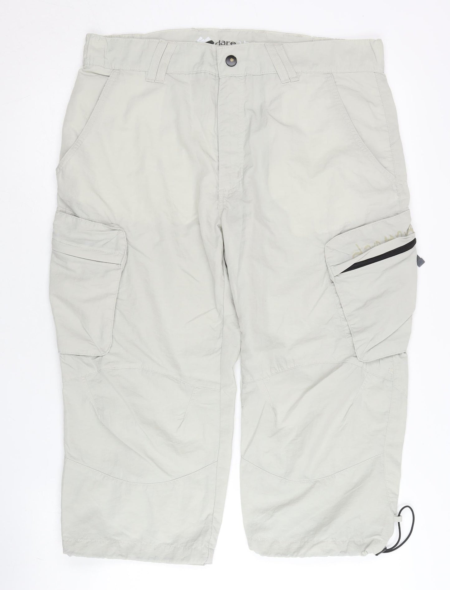 Dare 2b Unisex Adults Beige Cargo Shorts Size 20 Polyamide Outdoor