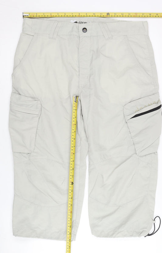Dare 2b Unisex Adults Beige Cargo Shorts Size 20 Polyamide Outdoor