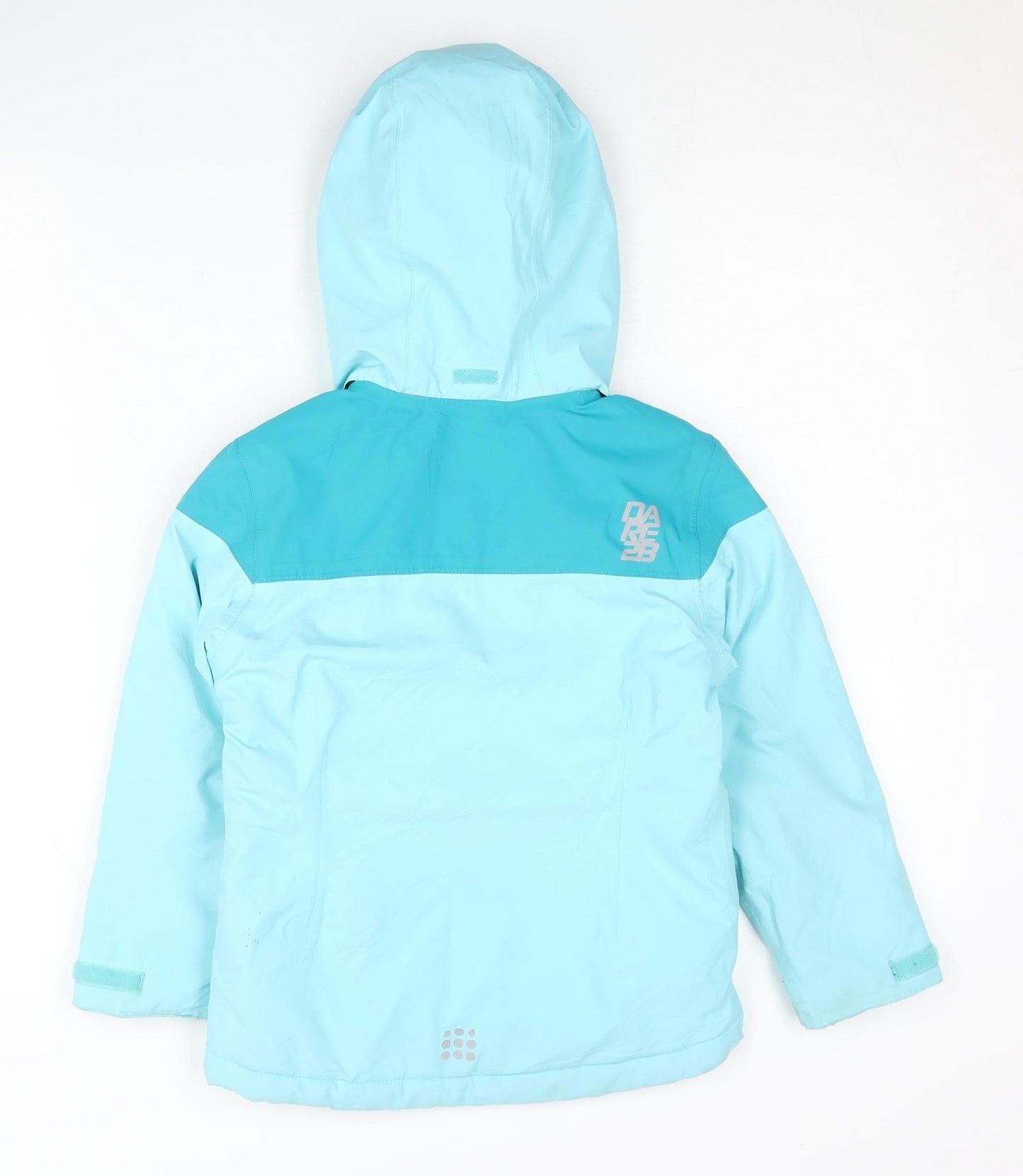 Dare 2b Girls Blue Ski Jacket 5-6 Years Hooded Waterproof Winter Coat