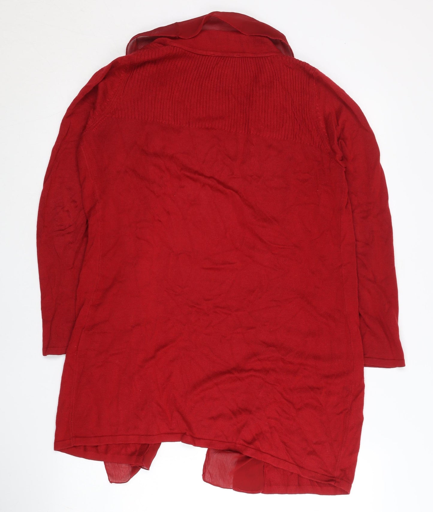Marks and Spencer Women’s Red Long Sleeve Cardigan Size S
