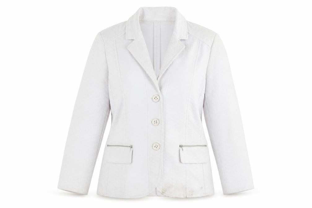 B.D.G. Dutch Womens White Blazer Jacket Size M Single Breasted