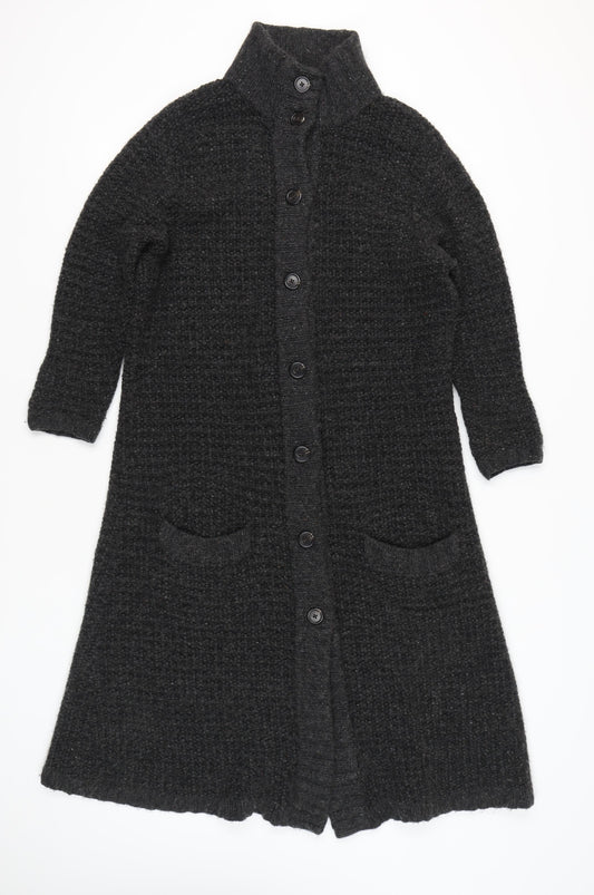 Ralph Lauren Womens Black Cashmere Long Cardigan L