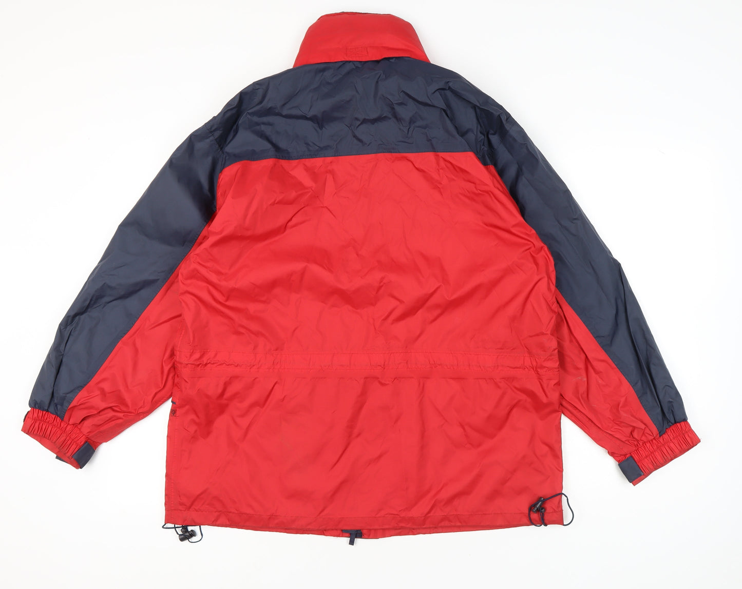Gianfranco Ferre Outdoor Men’s Red Blue Parka Jacket Size L Waterproof