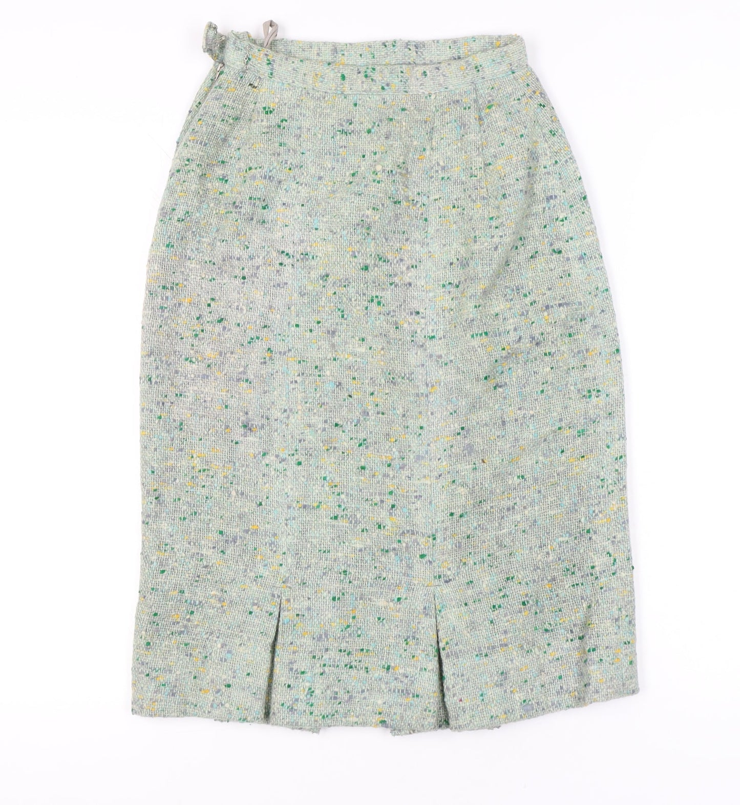 Mornessa Womens Multicoloured Wool Tweed Pencil Skirt Size 6