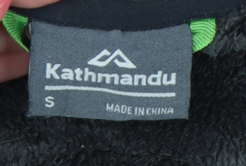 Kathmandu Men's Black Softshell Hooded Jacket S Outdoor Hiking