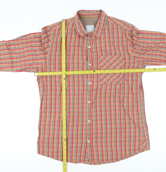 Fat Face Men’s Multicoloured Check Long Sleeve Cotton Shirt L