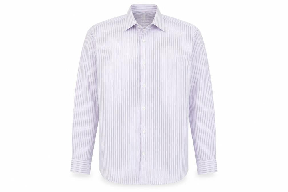 Scott & Taylor Men's Multicoloured Striped 15in 38cm Long Sleeve Button-Up Shirt