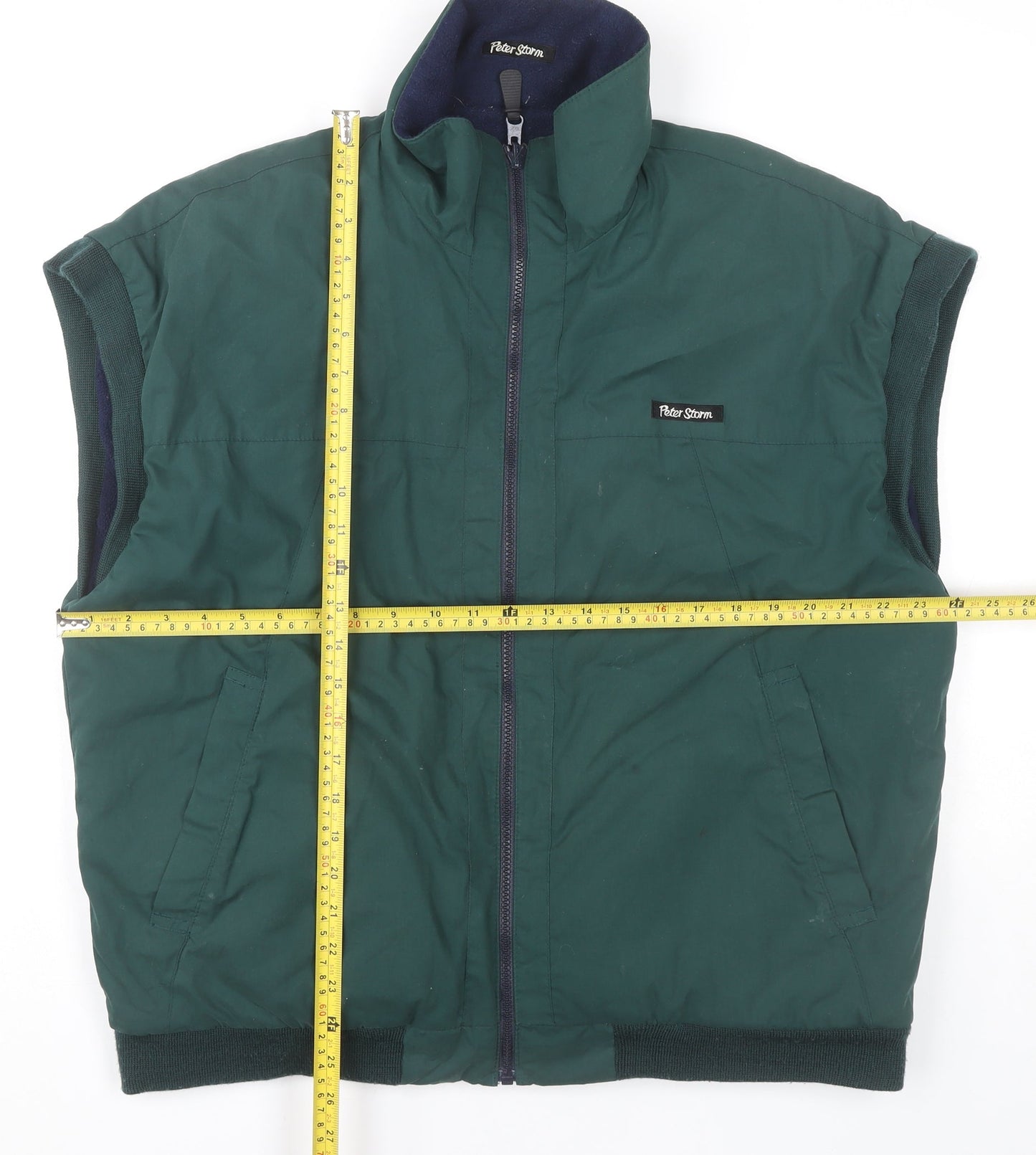 Peter Storm Men's Green Waistcoat Bodywarmer Jacket Size M 38-40 in Regular Fit