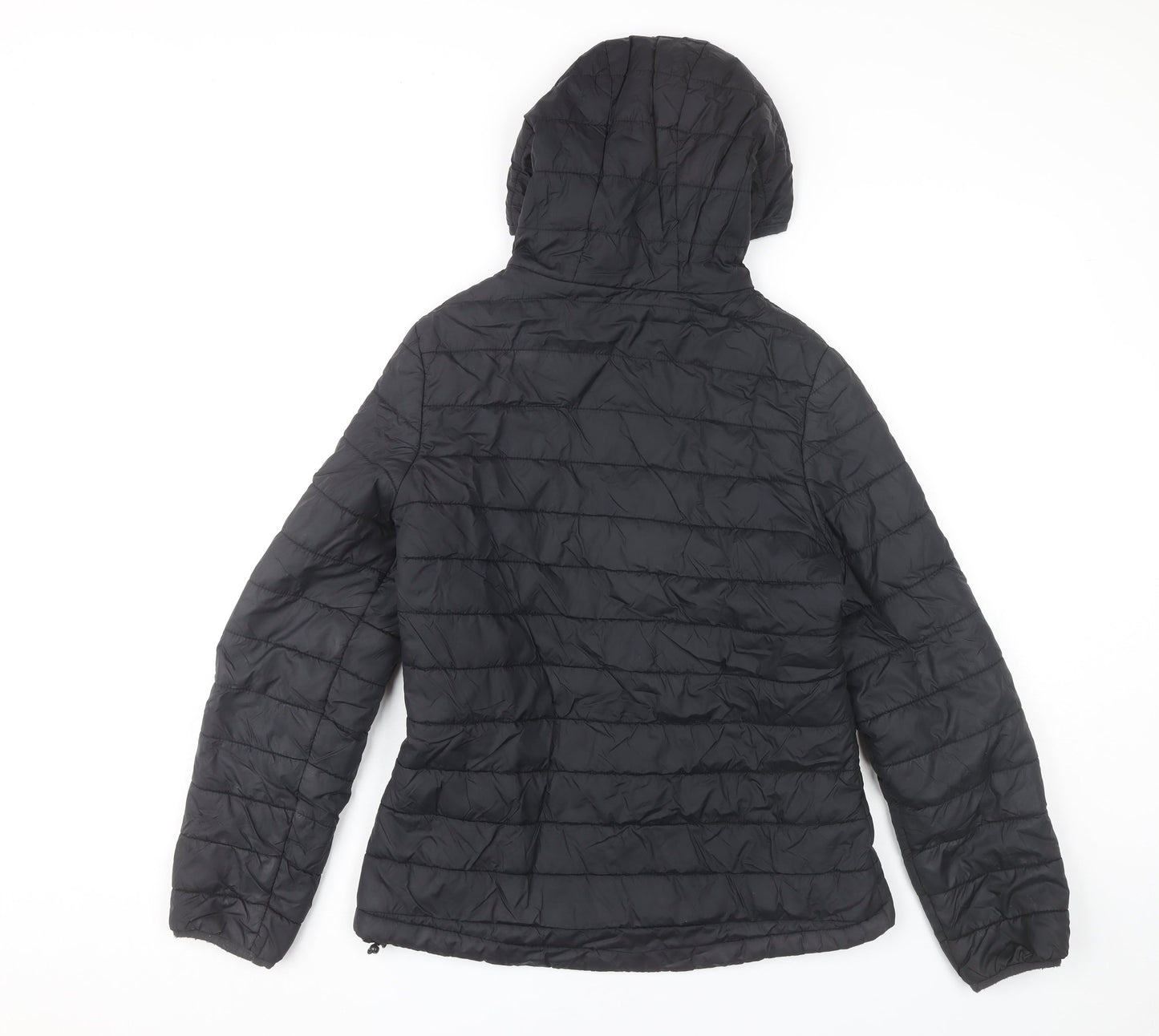 Peter Storm Womens Black Size 8 Hooded Puffer Jacket Polyester Winter Coat