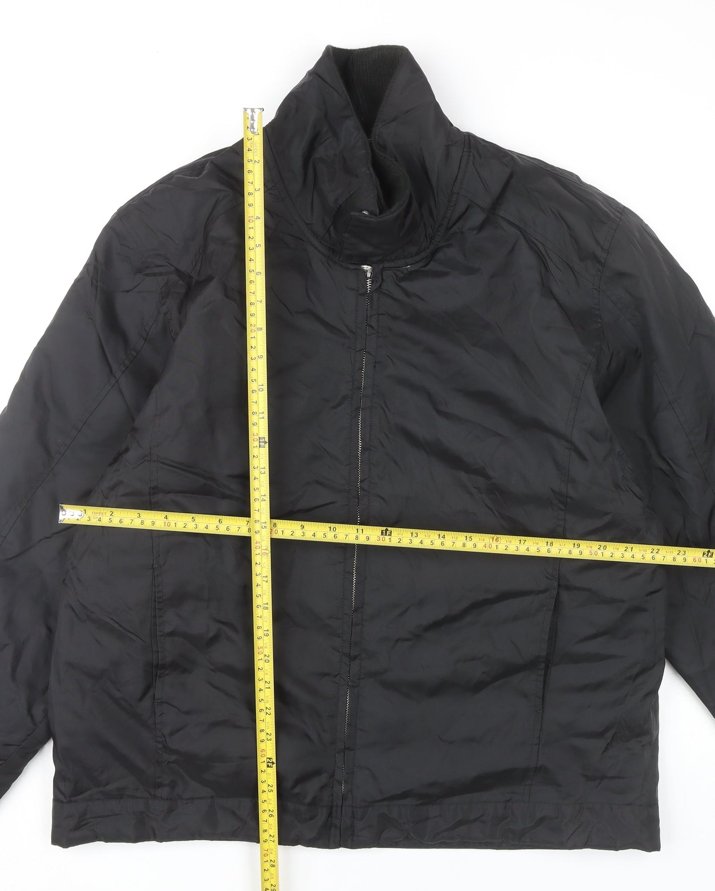 Cedarwood State Men’s Black Jacket L Regular Fit Full Zip