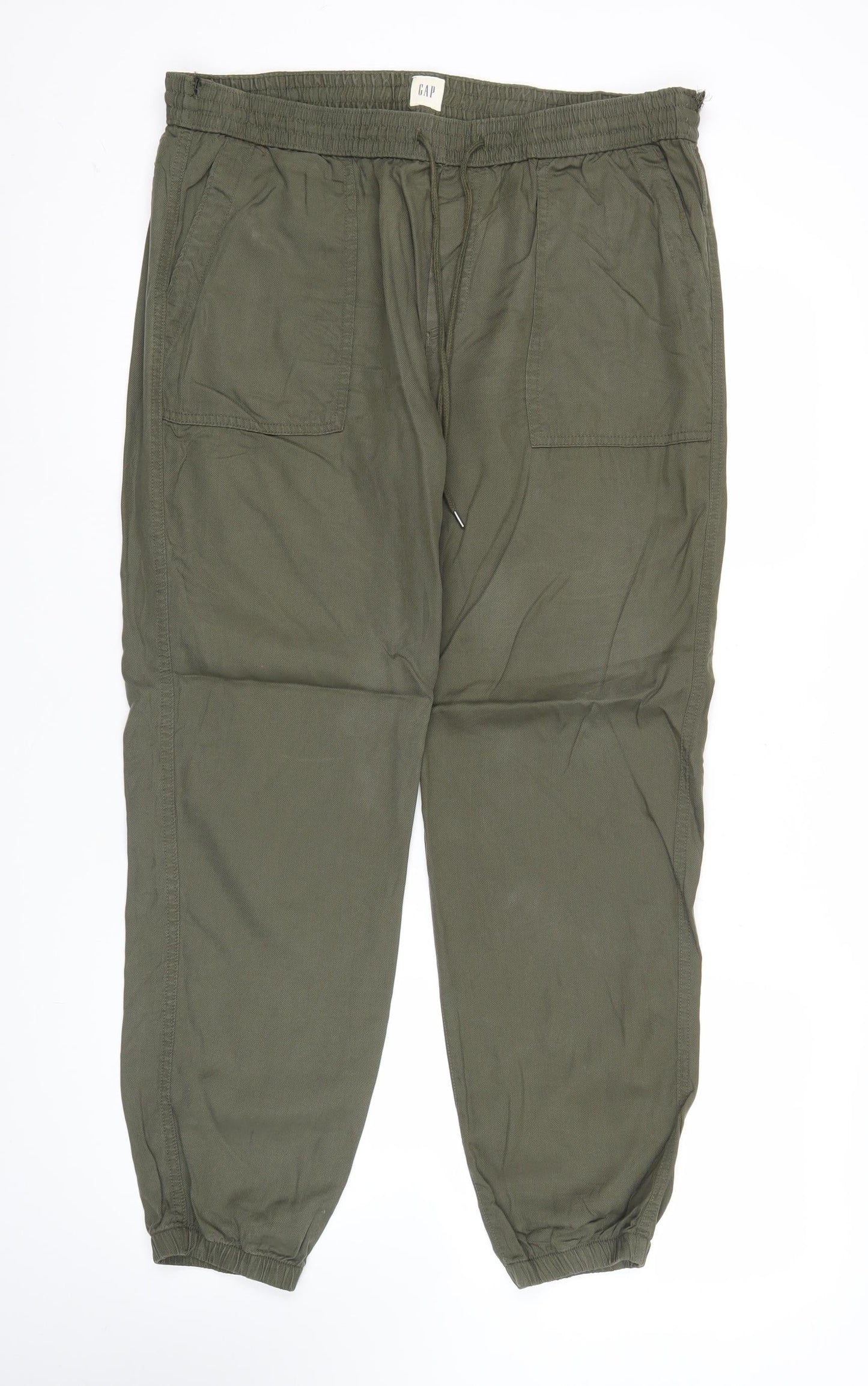 GAP Women’s Green Jogger Trousers M Lyocell Casual