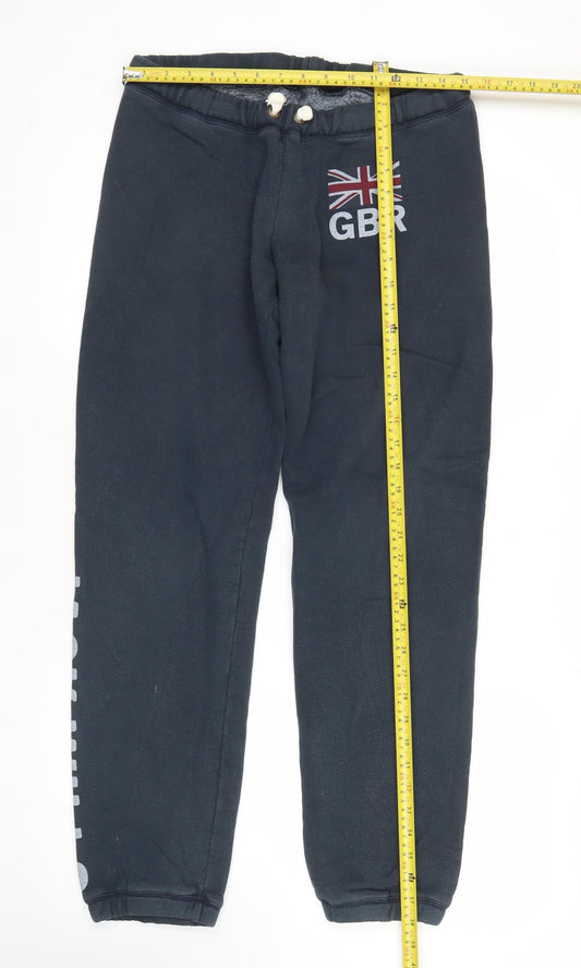 Jack Wills Womens Black Sweatpants Size 8 Casual Activewear