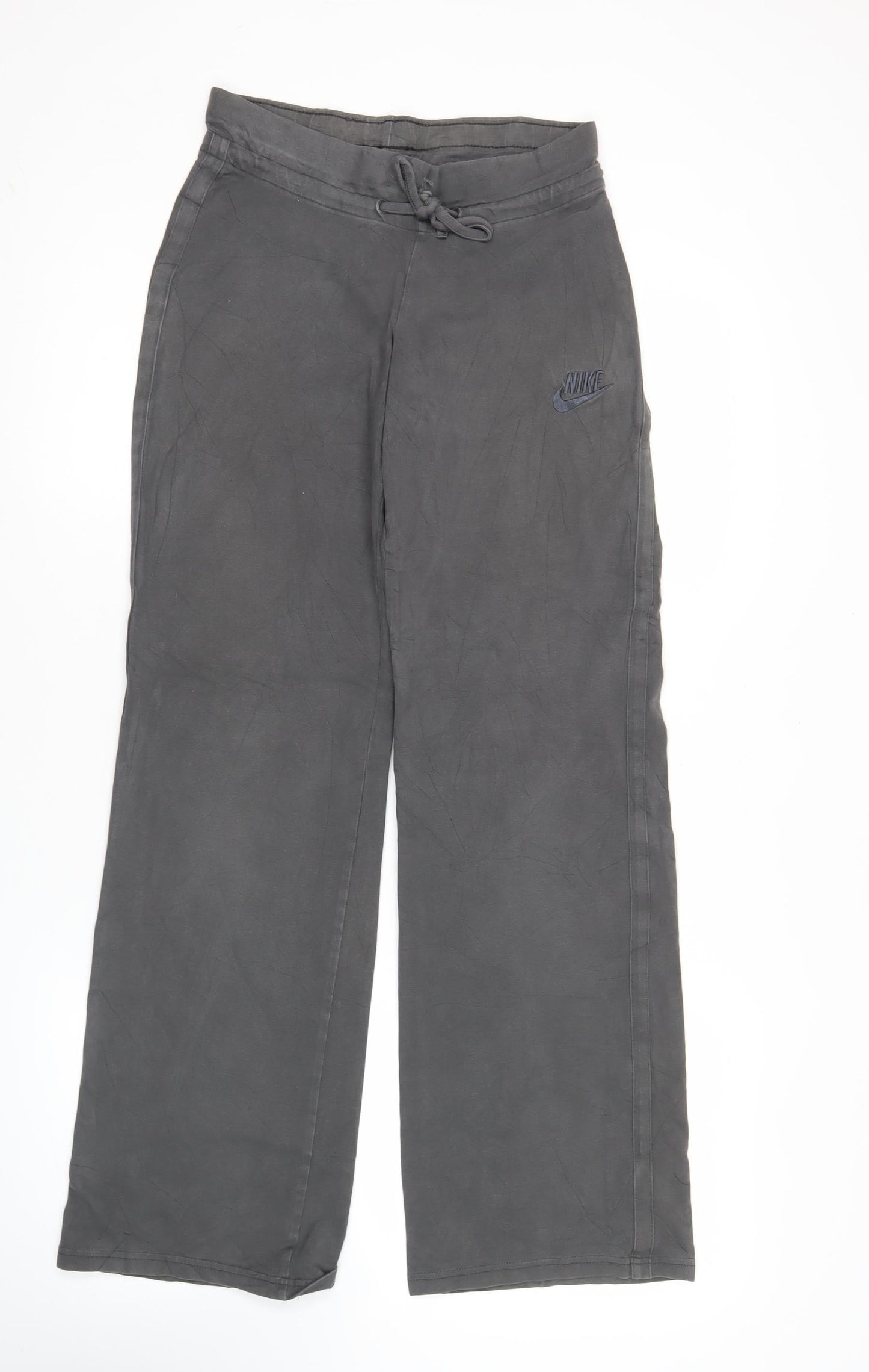 Nike Womens Grey S Sportswear Sweatpants Elastic Waist Trousers