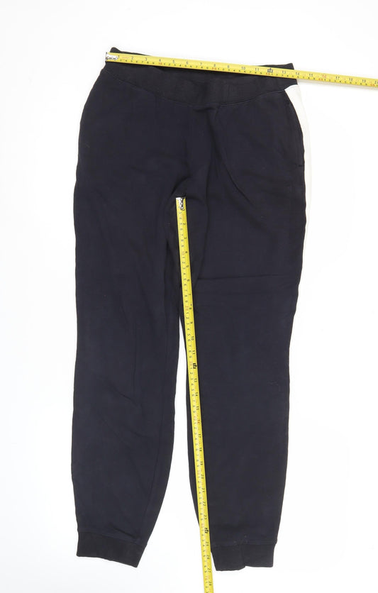 Jack Wills Womens Black Jogger Sweatpants Size 12 Cotton Blend
