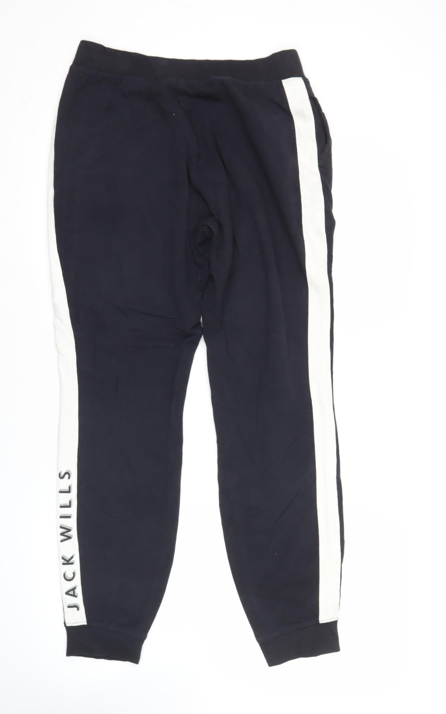 Jack Wills Womens Black Jogger Sweatpants Size 12 Cotton Blend