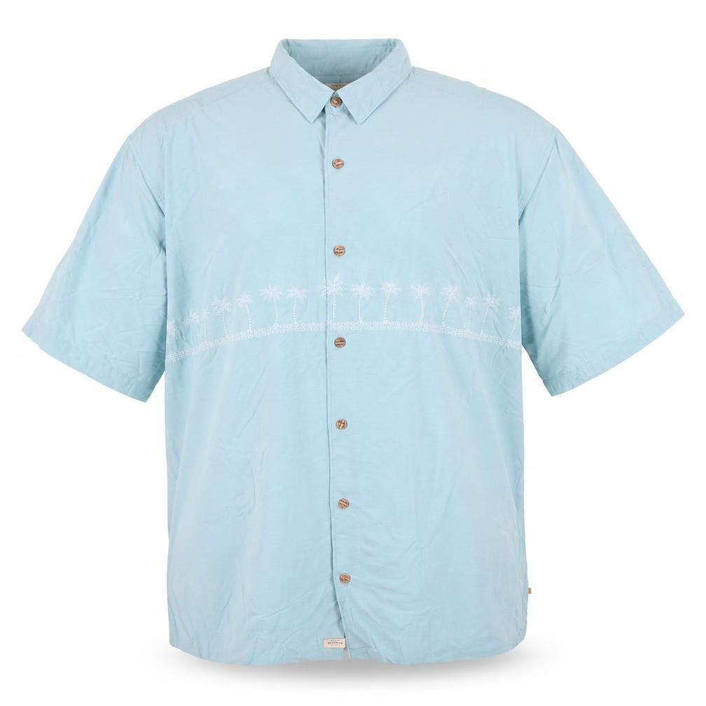 Quiksilver Waterman Men’s Blue 2XL Short Sleeve Hawaiian Shirt