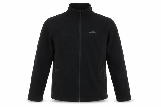Kathmandu Men’s Black Fleece Jacket M Full Zip Outdoor Hiking